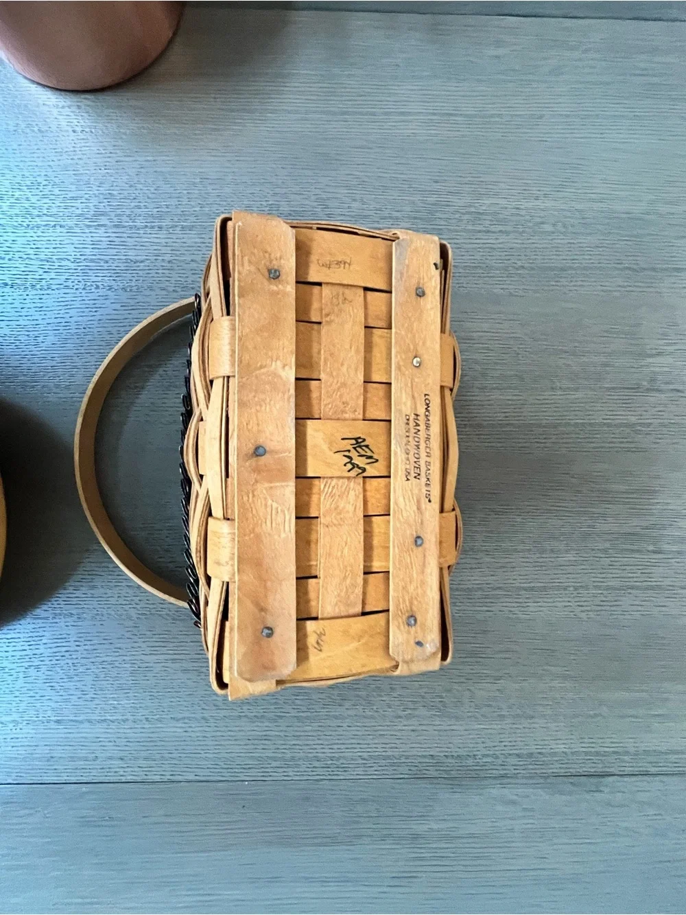 Longaberger Glad Tidings Basket with Lid